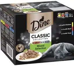 Coles Dine Classic Collections Cat Food Pouches 12x85g offer