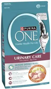 Coles Purina One Adult Dry Cat Food 1.4kg-1.5kg offer