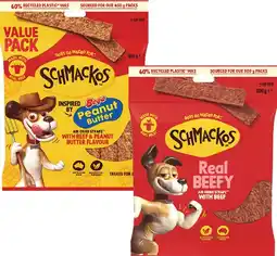 Coles Schmackos Dog Treats 450g-500g offer