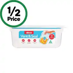 Woolworths Décor Vent & Seal Oblong Container 1 Litre offer