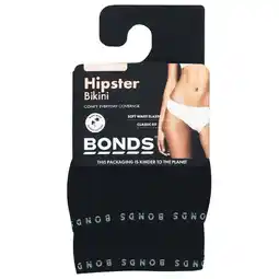 Woolworths Bonds Ladies’ Hipster Bikini Assorted Pk 2 offer