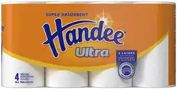 Coles Handee Ultra Paper Towel 4 Pack offer