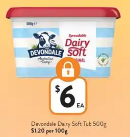 Foodworks Devondale dairy soft tub offer