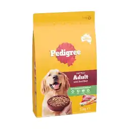 Woolworths Pedigree Dry Dog Food 2.5-3 kg offer
