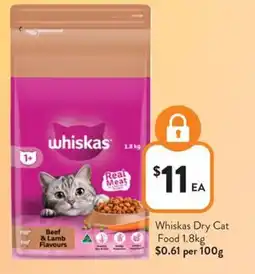 Foodworks Whiskas dry cat food offer
