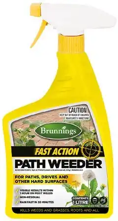 Coles Brunnings Fast Action Path Weeder 1 Litre offer