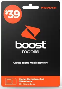Coles Boost $39 SIM Pack offer