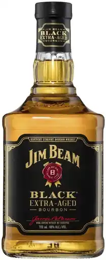 Coles Jim Beam Black Extra-Aged Kentucky Straight Bourbon 700mL offer