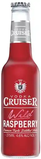 Coles Vodka Cruiser Mixed Bottles 10x275mL offer