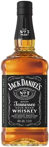 Coles Jack Daniels Tennessee Whiskey 1 Litre offer