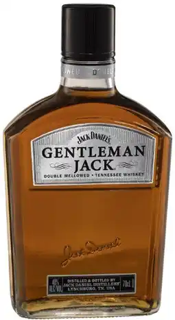 Coles Jack Daniels Gentleman Jack Tennessee Whiskey 700mL offer