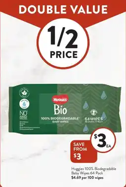 Foodworks Huggies baby wipes offer