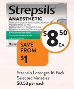 Foodworks Strepsils lozenges offer