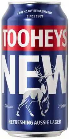 Coles Tooheys New Block Cans 30x375mL offer