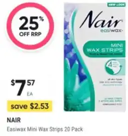 Healthy Life Nair Easiwax Mini Wax Strips offer
