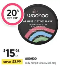 Healthy Life Woohoo Body Armpit Detox Mask offer