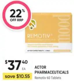 Healthy Life Actor pharmaceuticals remotiv offer