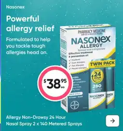 Healthy Life Allergy Non-Drowsy 24 Hour Nasal Spray Sprays offer