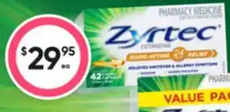 Healthy Life Zyrtec cetirizine offer