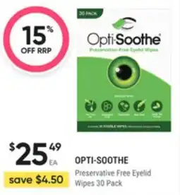 Healthy Life Opti-Soothe Preservative Free Eyelid Wipes offer
