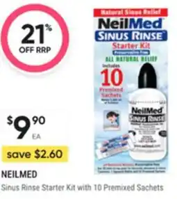 Healthy Life Neilmed Sinus Rinse Starter Kit with 10 Premixed Sachets offer