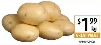 Supabarn Washed Potatoes offer