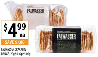 Supabarn Falwasser Crackers Range 120g offer