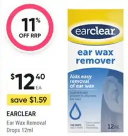 Healthy Life Earclear ear wax removal drops offer