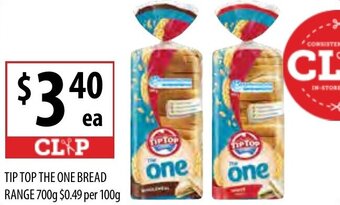 Supabarn Tip Top The One Bread Range 700g offer