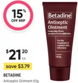 Healthy Life Betadine antiseptic ointment offer