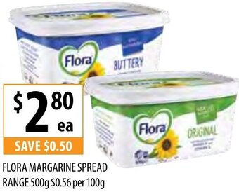 Flora Margarine Spread Range 500g