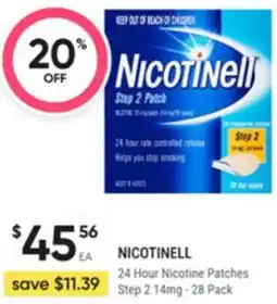 Healthy Life Nicotinell 24 Hour Nicotine Patches Step 2 offer