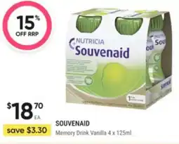 Healthy Life Souvenaid Memory Drink Vanilla offer