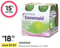 Healthy Life Souvenaid Memory Drink Strawberry offer