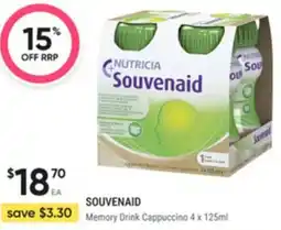 Healthy Life Souvenaid Memory Drink Cappuccino offer