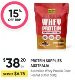 Healthy Life Protein supplies australia Australian Whey Protein Choc Peanut Butter offer