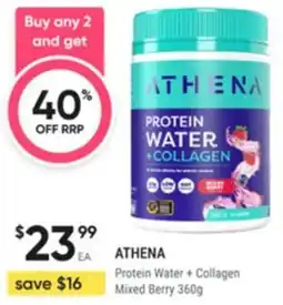 Healthy Life Athena Protein Water + Collagen Mixed Berry offer