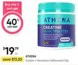 Healthy Life Athena Creatine + Electrolytes Unflavoured offer