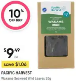Healthy Life Pacific harvest Wakame Seaweed Wild Leaves offer