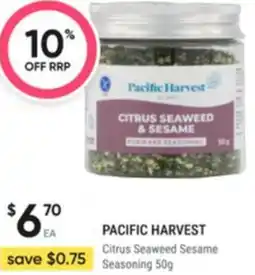 Healthy Life Pacific harvest citrus seaweed sesame seasoning offer