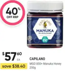 Healthy Life Capilano MGO 1050+ Manuka Honey offer