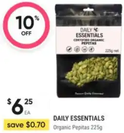 Healthy Life Daily essentials Organic Pepitas offer