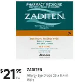Healthy Life Zaditen Allergy Eye Drops offer