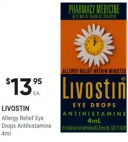 Healthy Life Livostin Allergy Relief Eye Drops Antihistamine offer