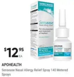 Healthy Life Apohealth Sensease Nasal Allergy Relief Spray 140 Metered Sprays offer