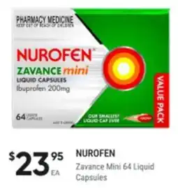 Healthy Life Nurofen Zavance Mini 64 Liquid Capsules offer
