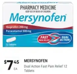 Healthy Life Mersynofen Dual Action Fast Pain Relief offer