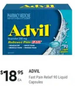 Healthy Life Advil Fast Pain Relief 90 Liquid Capsules offer