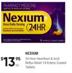 Healthy Life Nexium 24 Hour Heartburn & Acid Reflux Relief 14 Enteric Coated Tablets offer