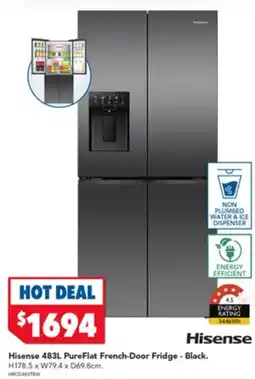 Harvey Norman Hisense PureFlat French-Door Fridge offer